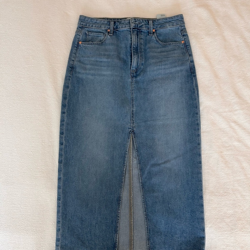 PAIGE Blue Denim Skirt